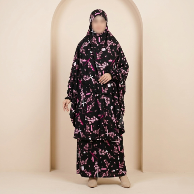Elegant Palazzo long Khimar Set